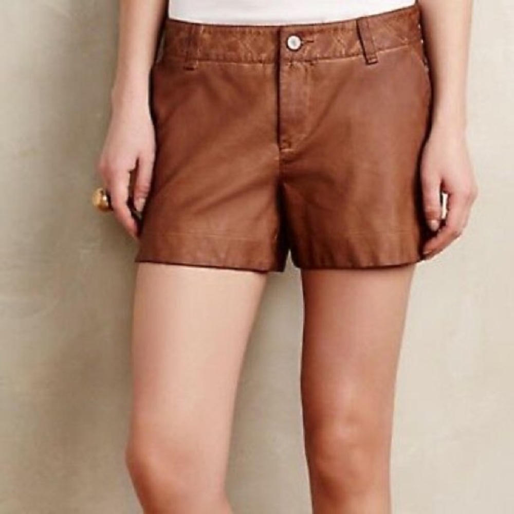 Anthro Pilcro & The Letterpres Vegan Leather Short